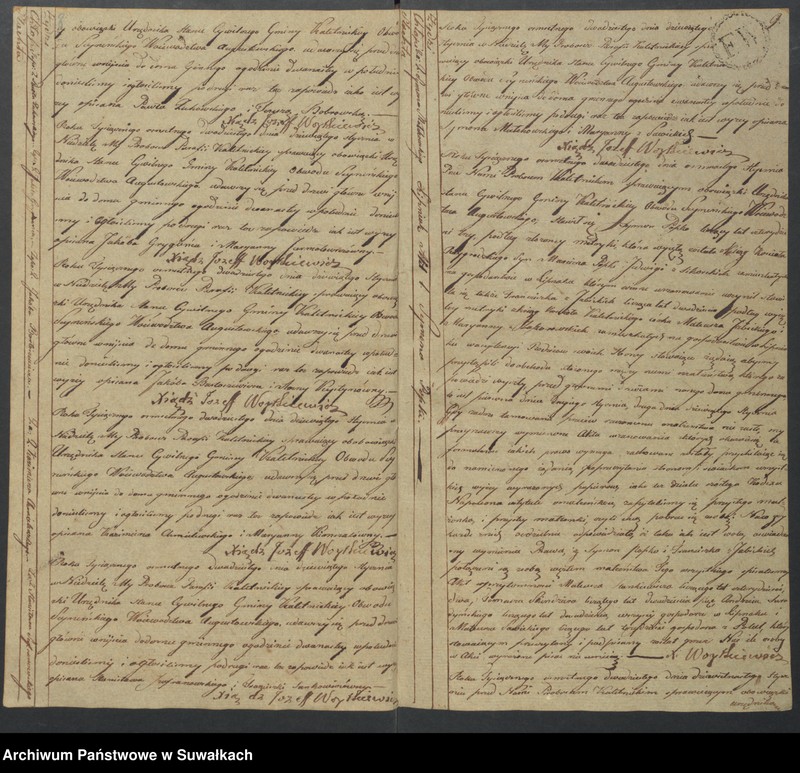 image.from.unit.number "Akta Ślubów Urzędnika Stanu Cywilnego Gminy Kaletnickiey, od dnia 1-go Stycznia do dnia ostatniego Grudnia 1820 roku."