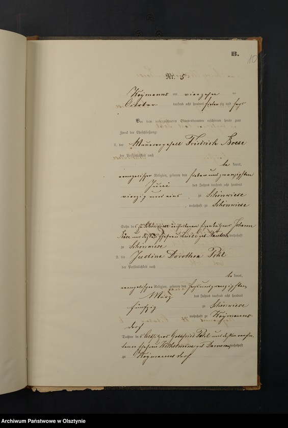 image.from.unit.number "Heiraths-Neben-Register Nr 1 - 10"