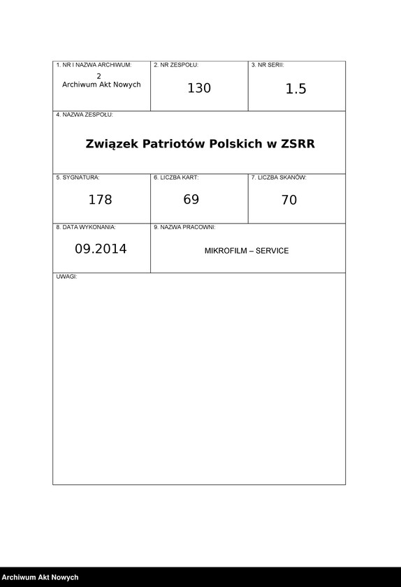 image.from.unit.number "Położenie ludności polskiej i działalność ZPP w obwodzie Ust-Kamieniogorsk /Kazachstan Wschodni/. Sprawozdania zarządu obwodowego."