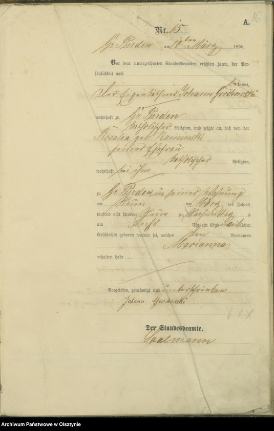 image.from.unit.number "Geburts-Haupt-Register Nr 1 - 60"