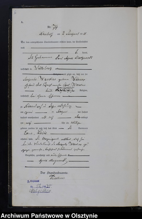 image.from.unit.number "Geburts -Neben-Register Nr 74 -133"