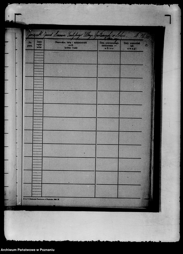 Obraz 17 z jednostki "Spisy spraw Wydziału Społeczno-Politycznego"