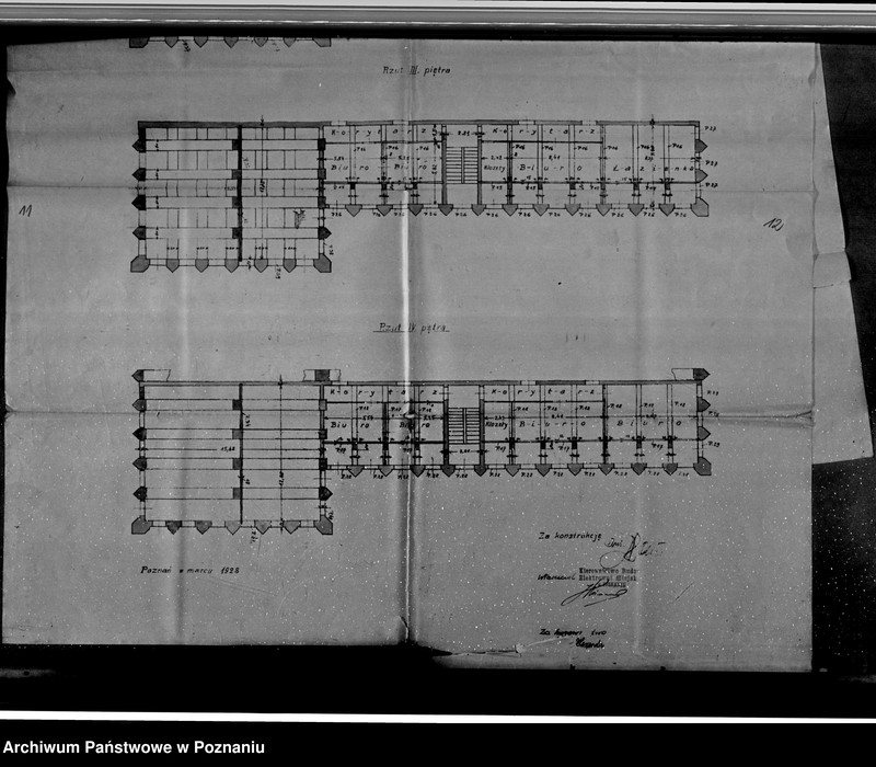 Obraz 14 z jednostki "Projekt budowy Elektrowni Miejskiej w Poznaniu rzuty"