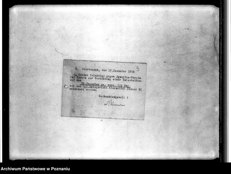 Obraz 7 z jednostki "Korespondencja, wycinki prasowe, wykazy, sprawy finansowe"