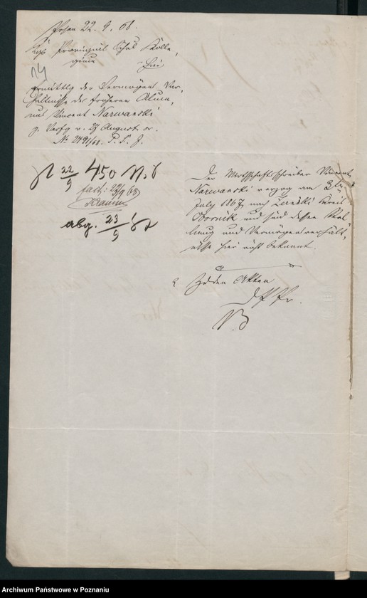 Obraz 19 z jednostki "A. betr. Vincent und Anastasius von Narwański"