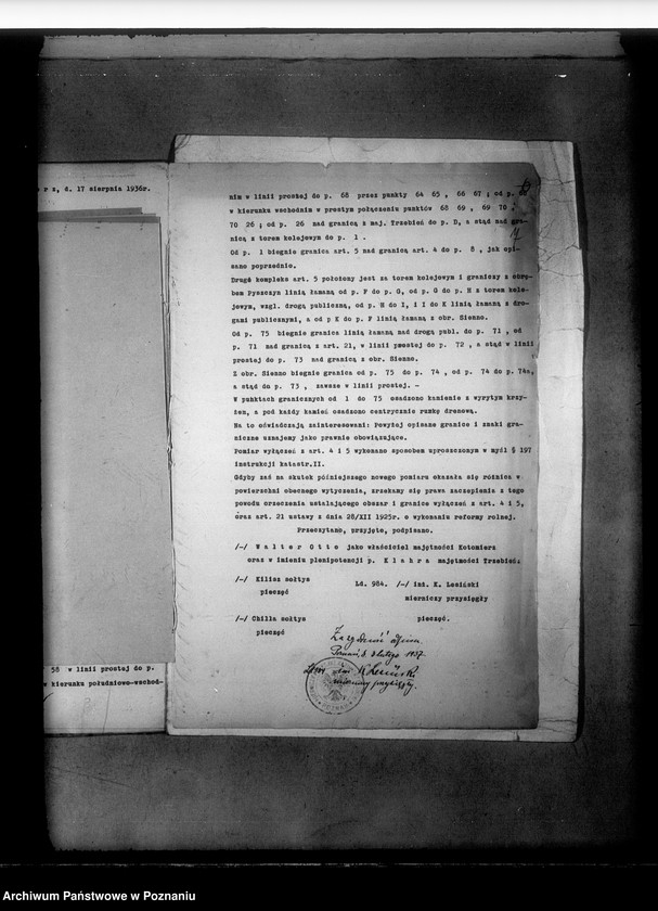 Obraz 11 z jednostki "Operat wyłączeń z art.. 4 i 5 majątków Kotomierz i Trzebień powiatu bydgoskiego"