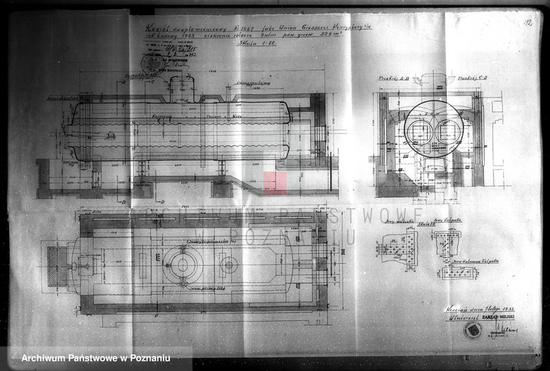 Obraz 16 z jednostki "Zarząd Miejski w Kościanie Rzeźnia Miejska nr woj. kotła 215"