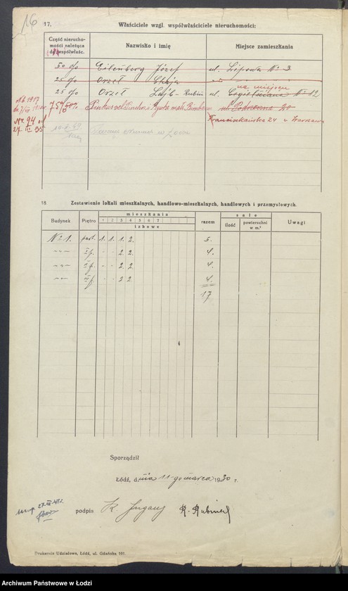 image.from.unit.number "Księga inwentarzowa nieruchomości m. Łodzi ul. Lipowa"