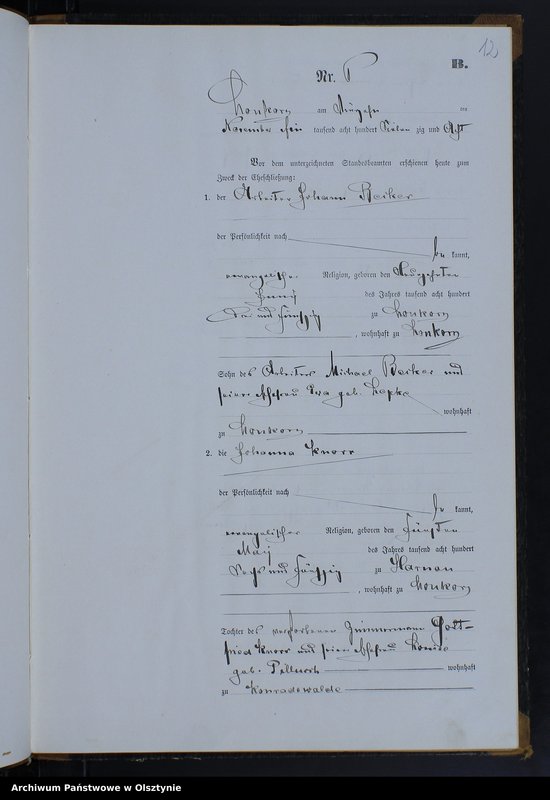 image.from.unit.number "Heiraths-Neben-Register Nr 1 - 8"