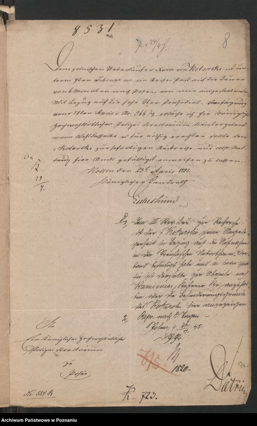 Obraz 11 z jednostki "A. betr. Xawer von Kotarski"