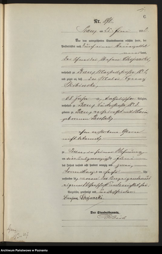 Obraz 18 z jednostki "Księga zgonów t. III"