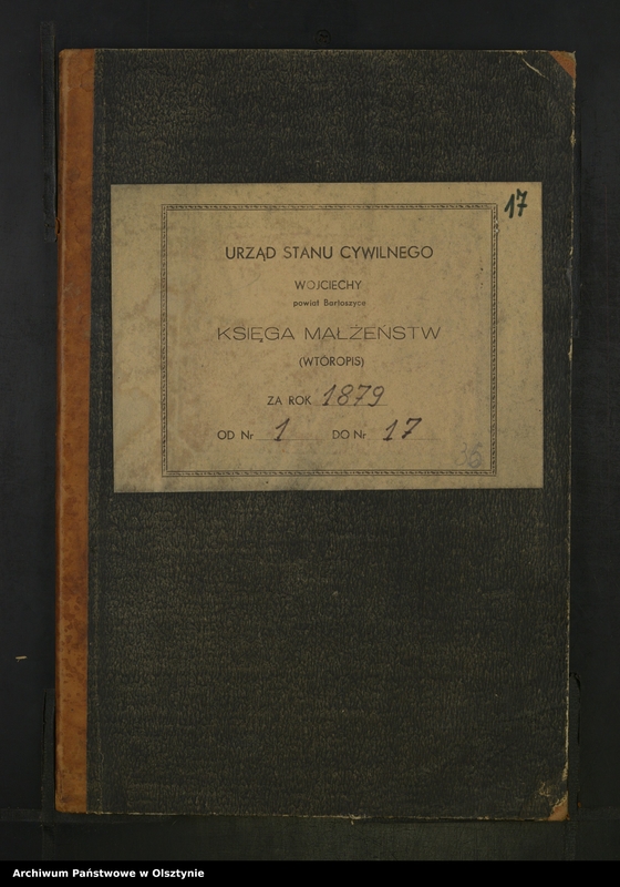 image.from.unit.number "Heiraths-Neben-Register Nr 1 - 17"