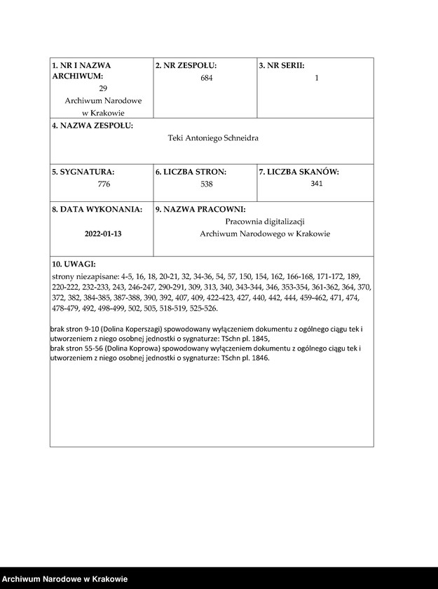 image.from.unit.number "Materiały do encyklopedii krajoznawczej Galicji Antoniego Schneidra, hasła: Kopeczyńce"