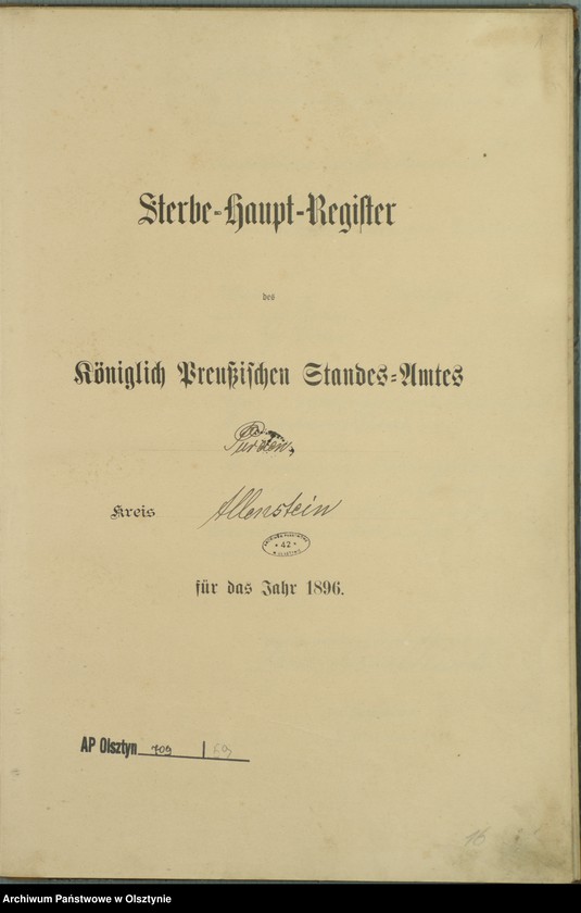 image.from.unit.number "Sterbe-Haupt-Register Nr 1 - 45"