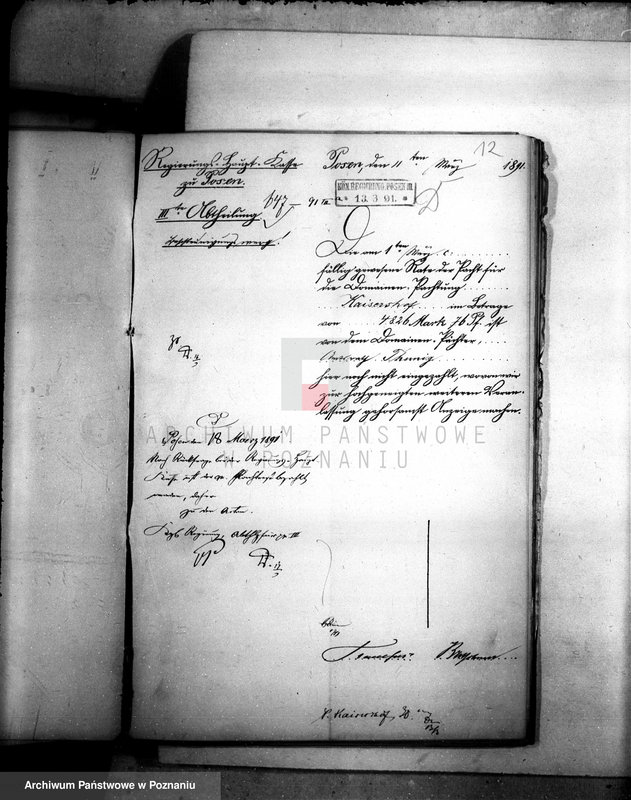 Obraz 16 z jednostki "Die Einziehung der Pachtruckstande des Domänen Pachten Thunig zu Kaisershof /czynsze dzierżawne domeny Duszniki/"