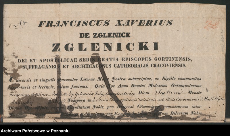 image.from.unit.number "A. betr. den polnischen Überläufer Honoratius von Włodarski"