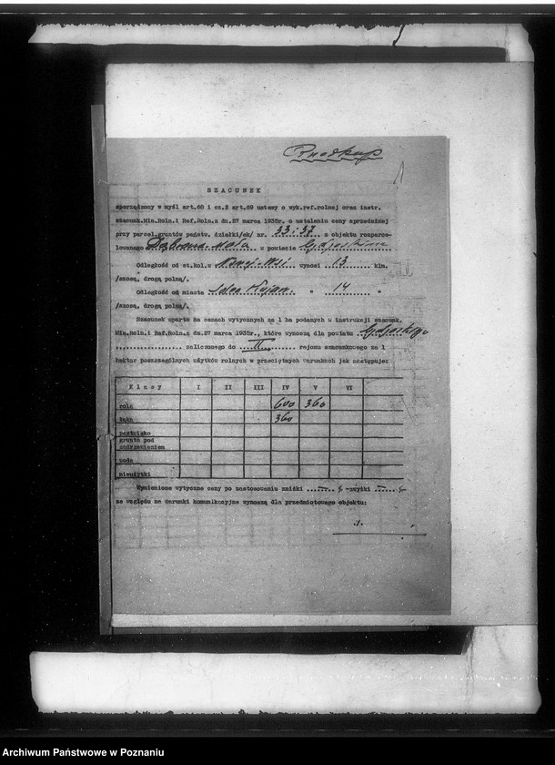 Obraz 6 z jednostki "Operat szacunkowy Dąbrowa Mała powiat bydgoski"