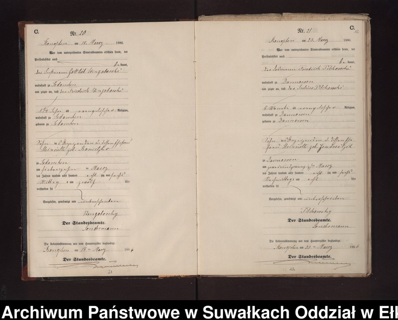 image.from.unit.number "Sterbe-Neben-Register des Preussischen Standes-Amtes Gr. Konopken Kreis Loetzen"
