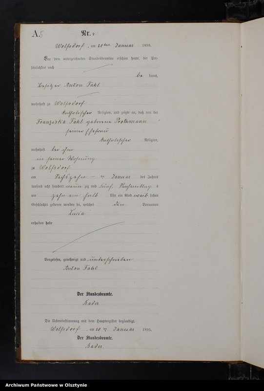 image.from.unit.number "Geburts-Neben-Register Nr 1 - 106"