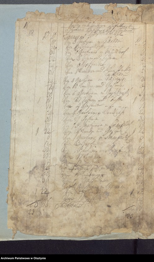 image.from.unit.number "Passenheimsche Stadt Kirchen Rechnung über Einnahme und Ausgabe"