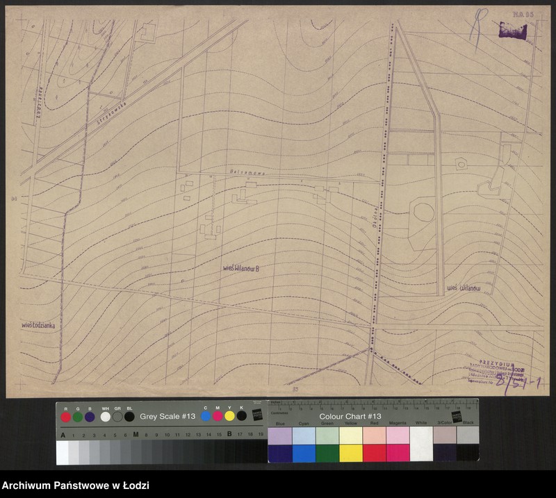 Obraz 1 z jednostki "Plan m. Łodzi 1:2000. Sekcja NO95"