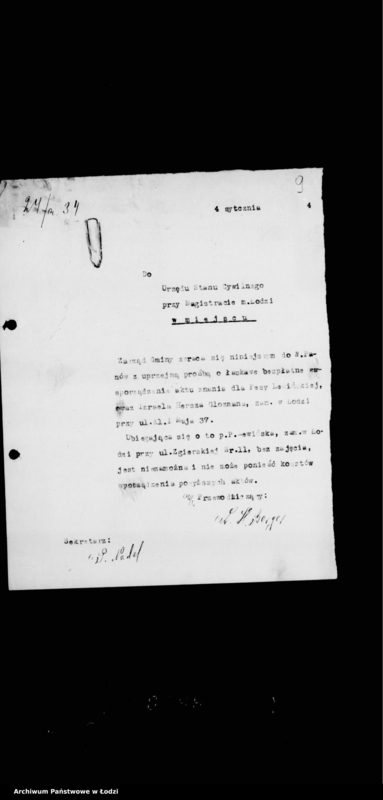 Obraz 13 z jednostki "Urząd Stanu Cywilnego"