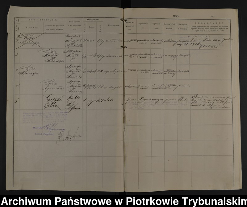 image.from.unit.number "[Księga ludności stałej wsi: Olsztyn, Lipy, Kempfinówka gminy Bełchatówek powiatu piotrkowskiego guberni piotrkowskiej]"