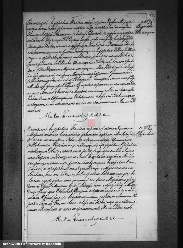 image.from.unit.number "[Duplikat akt urodzonych, zaślubionych i zmarłych parafii Belsk za 1891 r.]"