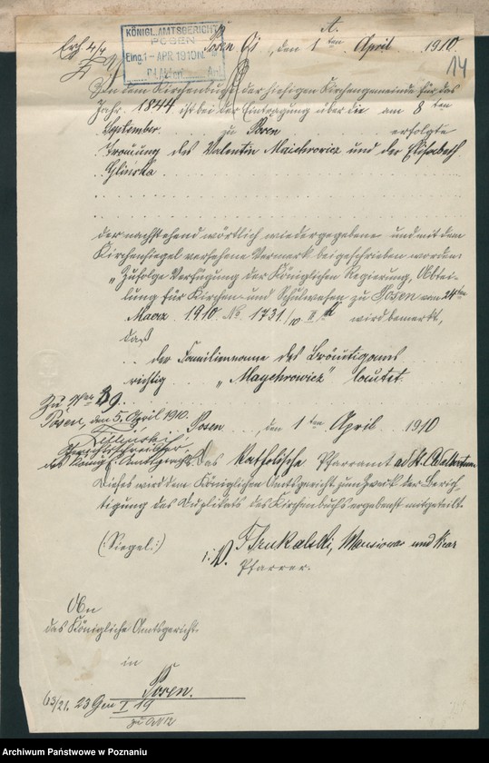 Obraz 10 z jednostki "Księga małżeństw"