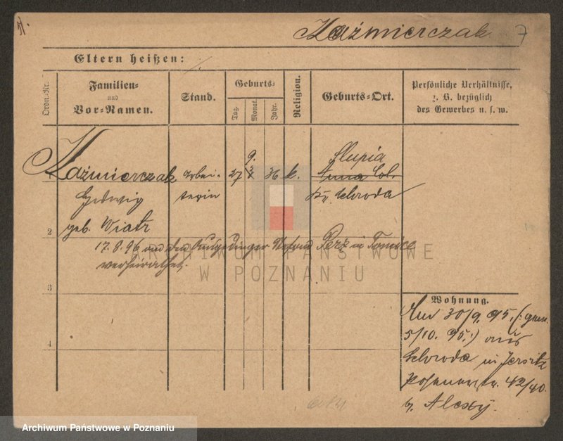 Obraz 7 z jednostki "Kaźmierczak (wdowy, samotni mężczyźni i kobiety)"