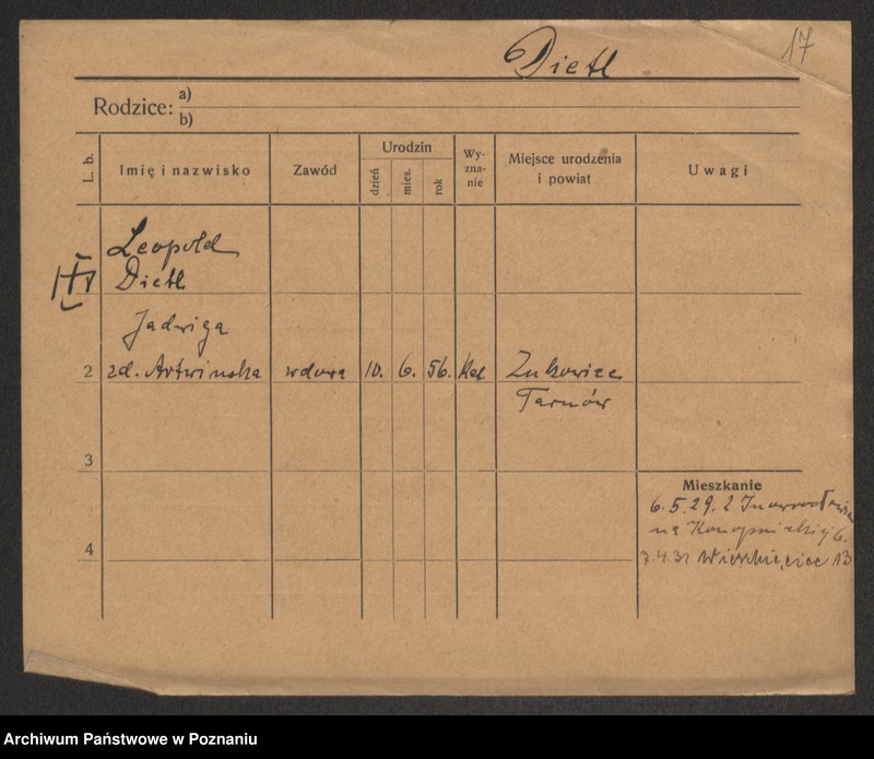 Obraz 19 z jednostki "Dietl - Długiewicz"