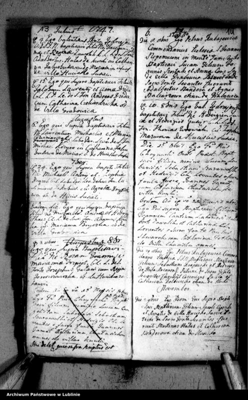 Obraz 10 z jednostki "Liber baptisatorum, copulatorum et mortuorum"