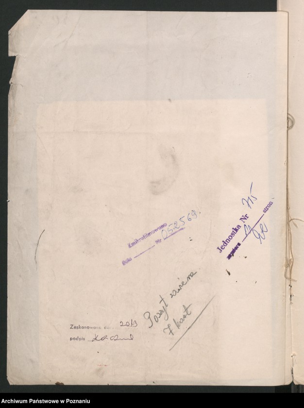 Obraz 18 z jednostki "A. betr. Privatgelehrter Hieronimus Feldmanowski aus Konin, Kreis Buk"