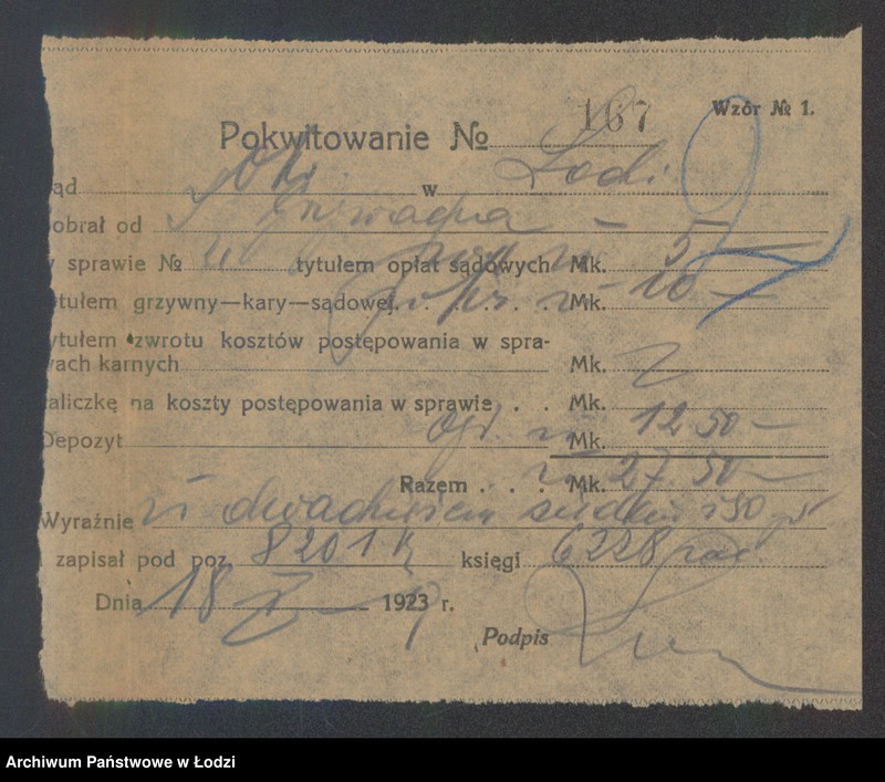 Obraz 4 z jednostki "Izrael Grzywacz – handel szmat"