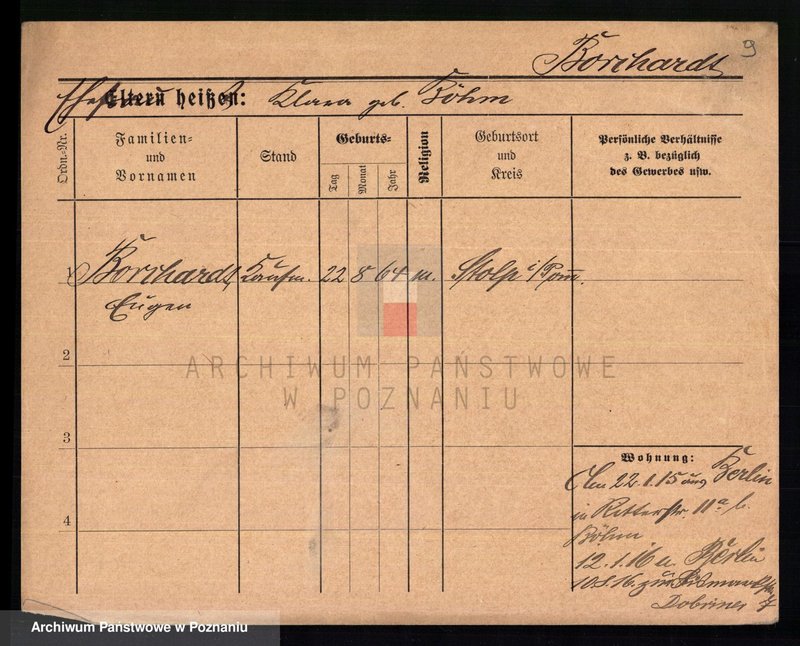 Obraz 11 z jednostki "Borchard - Bornakowski"