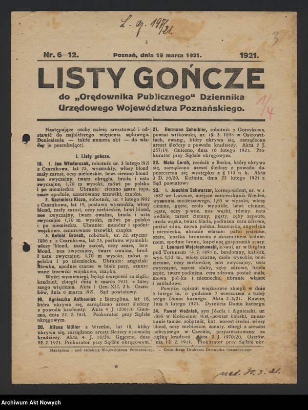 image.from.unit.number "[Listy gończe władz województwa poznańskiego]"