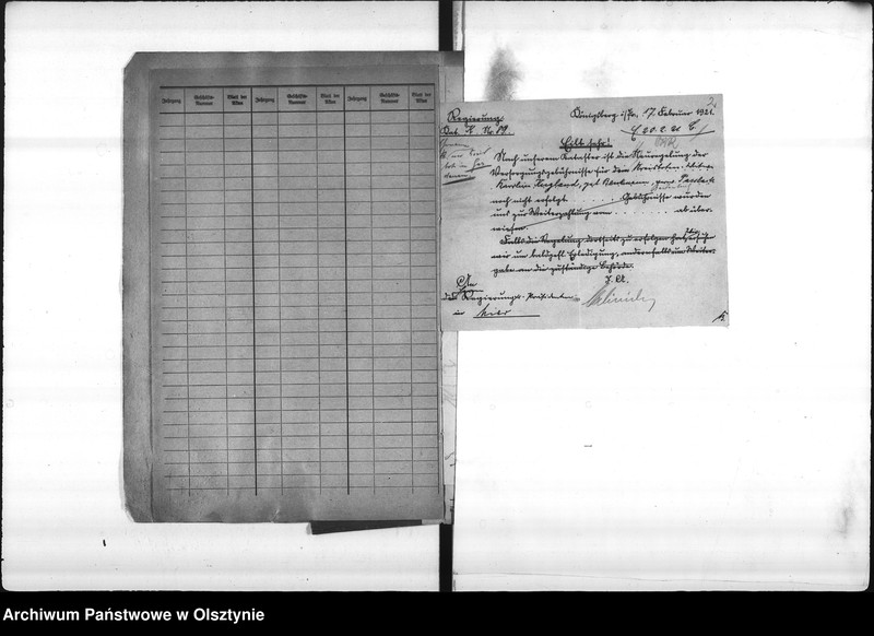 image.from.unit.number "Personal-Akten den Kreisboten Kugland [Karoline z domu Benkmann] in Gerdauen"