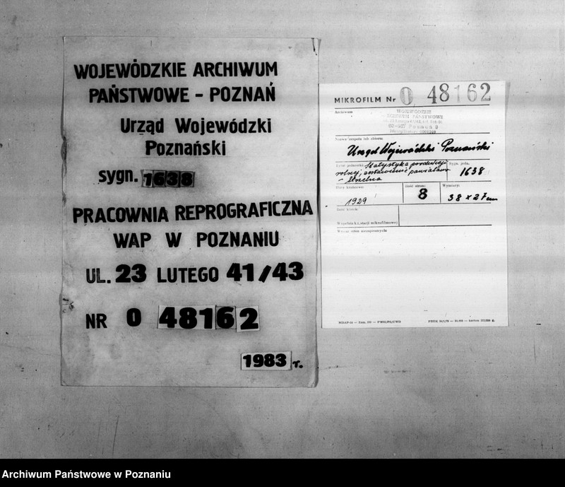 Obraz 1 z jednostki "/Statystyka produkcji rolnej - zestawienie powiatowe - Rawicz"