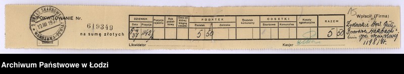 Obraz 18 z jednostki "Żydowskie Towarzystwo Gimnastyczne i Sportowe "Hakoach" w Skierniewicach"