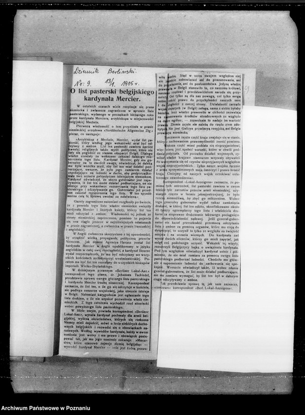 Obraz 14 z jednostki "Wiadomości wojenne z frontu walk [wycinki prasowe]"