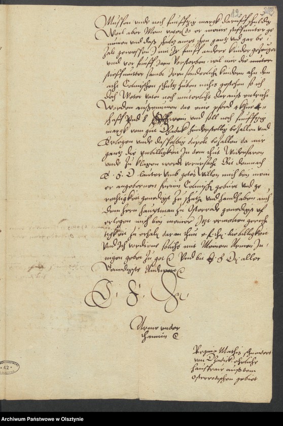 image.from.unit.number "Dziadick [Dziadyk] H. [Haupt] A. [Amt] Osterode [Ostróda]. Acta den Consens, daß die 4 Preussischen Freihufen im Dorfe Dziadick [Dziadyk] auf den Namene des Mich. [Michael] Pilgrimowski gebracht werden mögen"