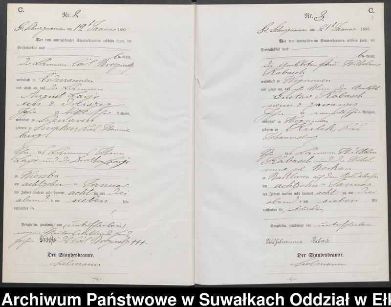 image.from.unit.number "Sterbe-Haupt-Register des Königlichen Preussischen Standes-Amtes Guszianka Kreis Sensburg"