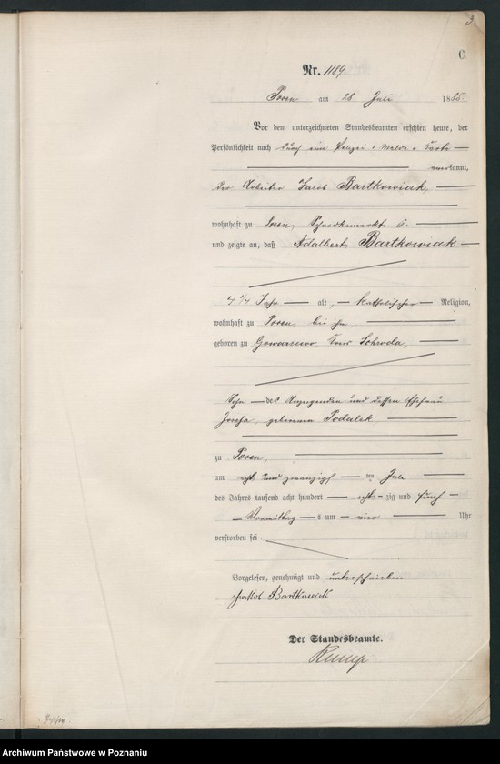 Obraz 6 z jednostki "Księga zgonów t. III"