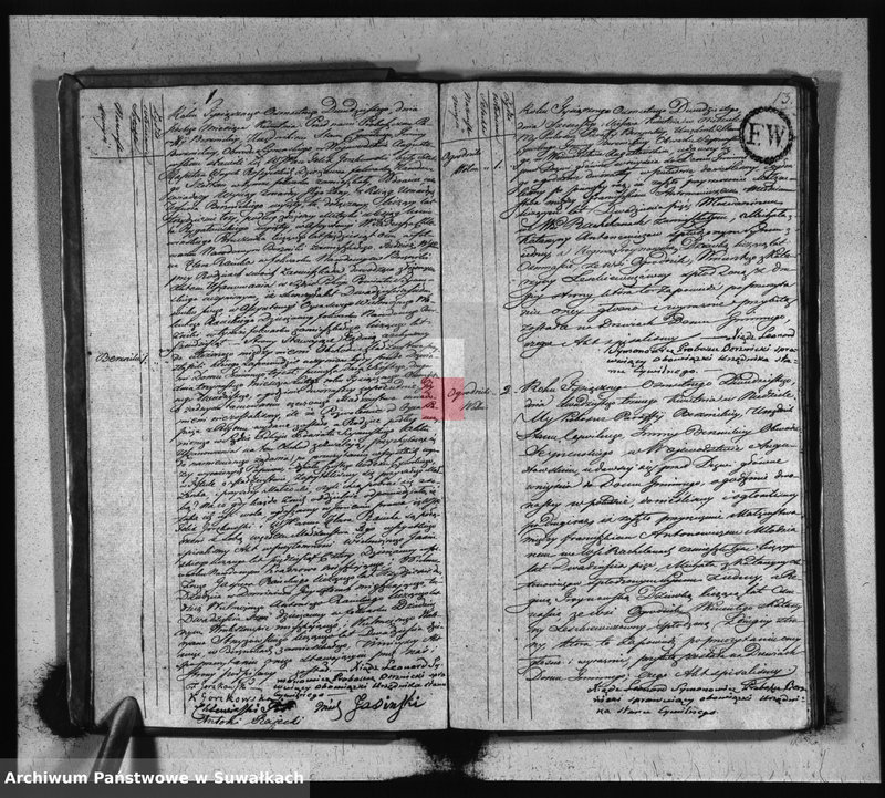 image.from.unit.number "Akta Zaślubionych Gminy Berznickiey od Dnia 1-o Stycznia 1820 Roku"