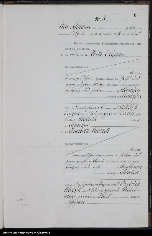 image.from.unit.number "Heiraths-Haupt-Register nr 1 - 9"