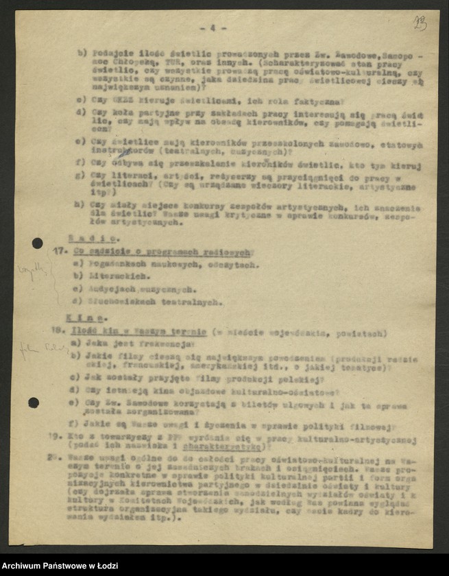 Obraz 18 z jednostki "Kuratorium Okręgu Szkolnego; sprawozdania, okólniki, korespondencja"