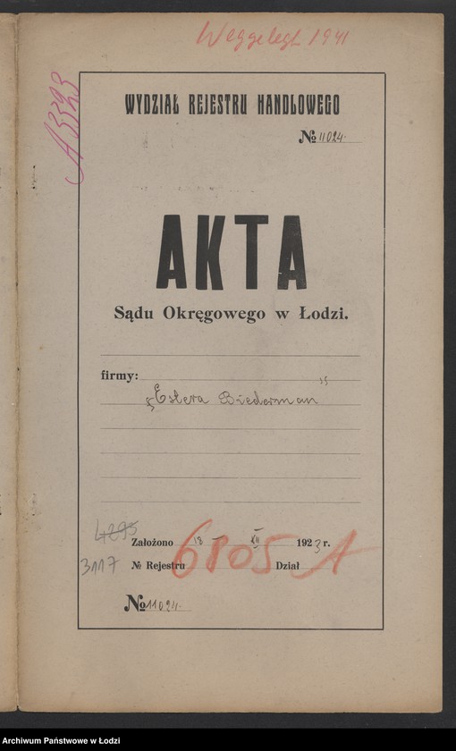 Obraz 2 z jednostki "Estera Biederman – drobna sprzedaż manufaktury"