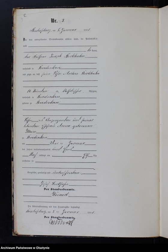 image.from.unit.number "Sterbe-Neben-Register Nr 1 - 134"