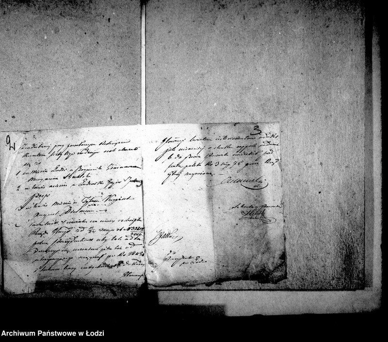 Obraz 7 z jednostki "Akta tyczące się miscelanii archiwum magistratu miasta Łodzi"