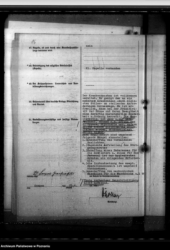 Obraz 19 z jednostki "Krankenhäuser"